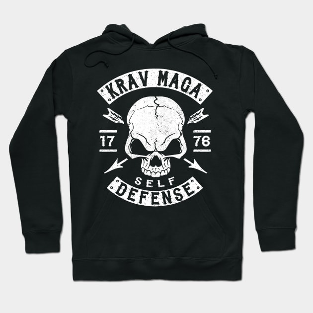 KRAV MAGA - SELF DEFENSE Hoodie by Tshirt Samurai